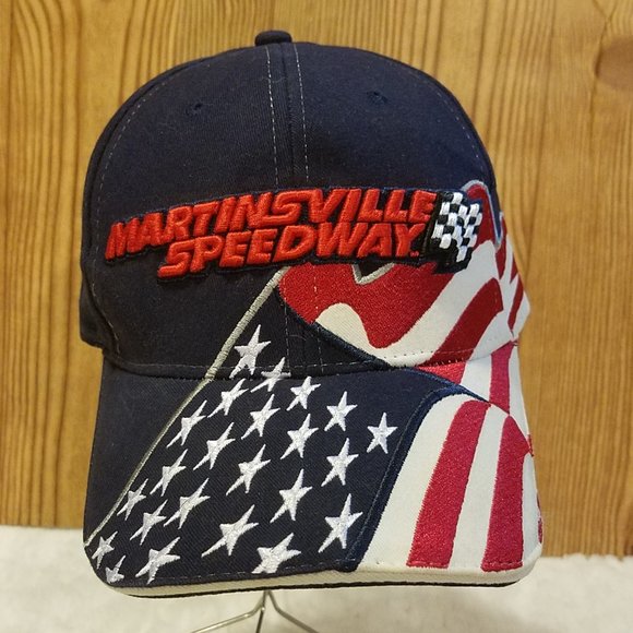 ISC Motorsports Other - Martinsville Speedway American Flag Ball Cap Hat